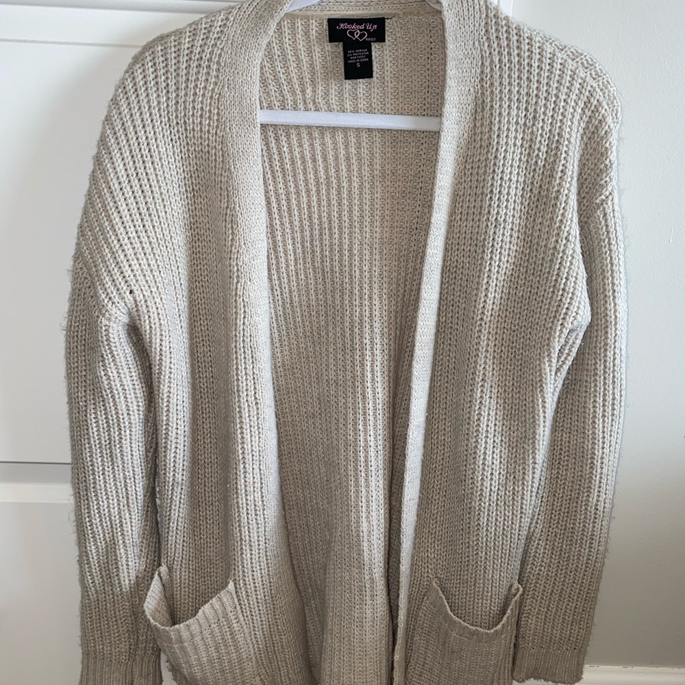 Cream cardigan